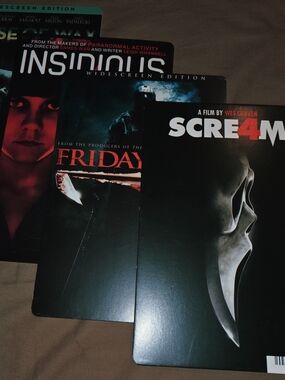 Horror Movie Promo Display Card Collection (Lot of 4)
